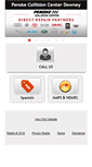 Mobile Screenshot of penskecollisiondowney.com